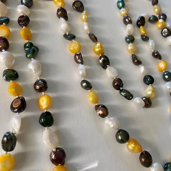 Handmade fresh water pearl necklace